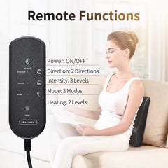 Shiatsu Neck & Shoulder Massager – Heat, Kneading & Vibration Functions