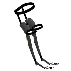 Wearable exoskeleton seat for all-day standing comfort